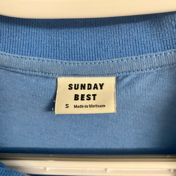 Sunday Best Blue Crop Polo - Picture 4 of 6